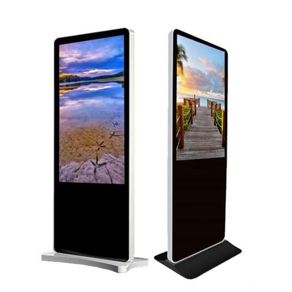 1920x1080 Standing Digital Display , Floor Standing Lcd Advertising Player 42