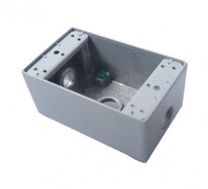 China 18.3 Cubic Inch Outdoor Electrical Junction Box , Waterproof Switch Box Single Gang wholesale