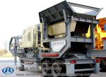 New style hard rock mobile diesel jaw crusher