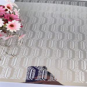 China 8K Mirror Silver Etched 304 Stainless Metal Sheet 0.95MM Thk wholesale