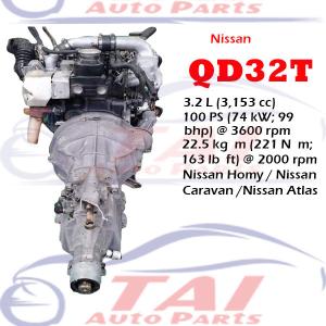China QD32 QD32T Japanese Rebuilt Engines For Nissan wholesale