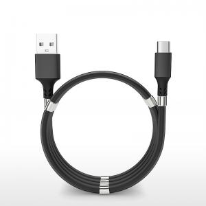 China Magnetic Phone USB Charger Cable 4.7mm Storage Self Winding Retractable Charging Cable on sale