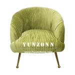 High Density Sponge Noble Single Sofa Chair For Living Room Furniture