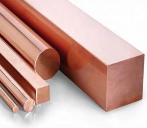 China Chrome Alloy Parts Zirconium Copper Round Bar CuCrZr Copper Hardness C18150 Copper Bar/Plate/Disk wholesale