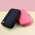 Simple Style Plain Pure Color Ladies Large Toiletry Bags