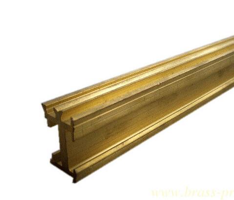 Architectural Brass Extruding Profiles Alloy Copper Hardware Profiles