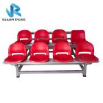 3 / 4 / 5 Rows Aluminum Stadium Bleachers Corrosion Resistance 3000 * 240mm