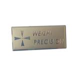 Debossed Engraved Metal Tags Aluminum Anodized Tag Advertising Metal Plate