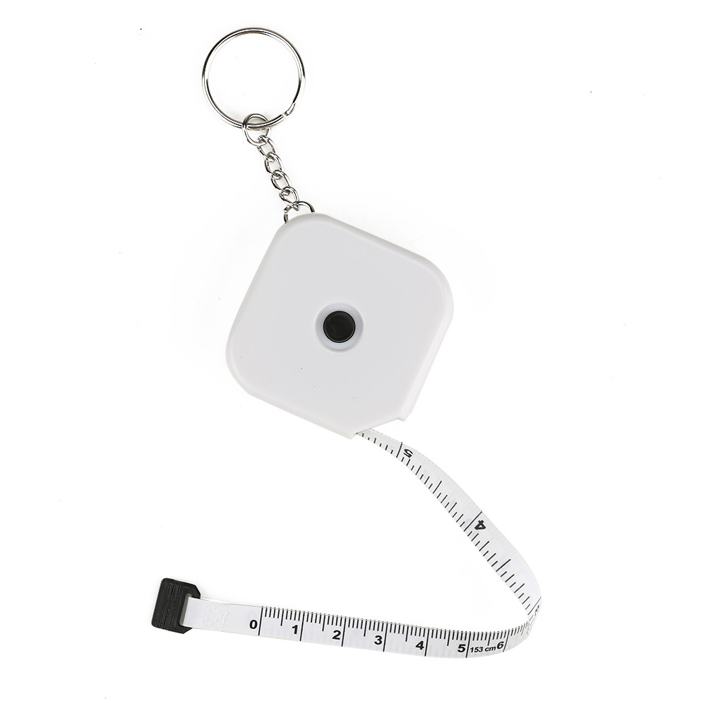 Wintape Name Personalized Handcraft Meter Square Shape Smooth Pull And Retract Mechanism Measures Tape With Keychain