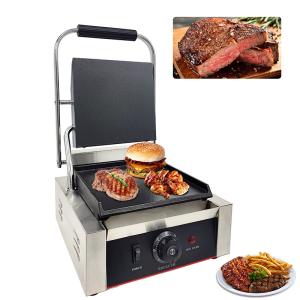 China Electric Griddle Panini Grill Sandwich Maker Contact Grill Machine 1800W Easy to Clean wholesale