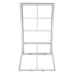 American Style Vinyl Single Hung Windows Vertical Up Down Windows For Residences