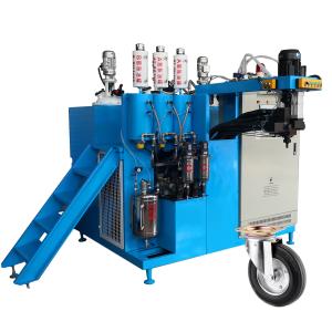 China PU Castor Wheels Making 0.01S Polyurethane Casting Machine wholesale
