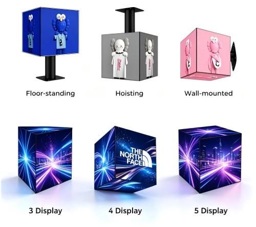 Cube LED Display/Rubik's Cube LED display screen/Cube led video display