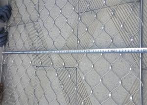 China AISI 316 Diamond Shape Ferruled Stainless Steel Wire Rope Mesh for decorationTEND mesh wholesale