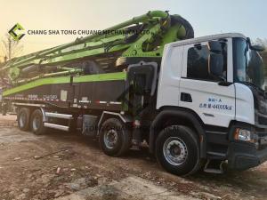 China 2020 Scania Chassis Zoomlion 4.0 Series ZLJ5440THBSF 63X-7 RZ Used Concrete Pump Truck wholesale
