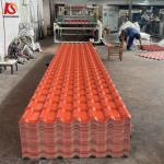 EXW MOQ 200 Sqm Spanish PVC Roof Tile for PVC Teja Espanola Building Material