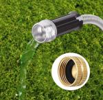 Yellow ANSI Female Hose Cap , 3/4in Brass Pipe Cap For Garden