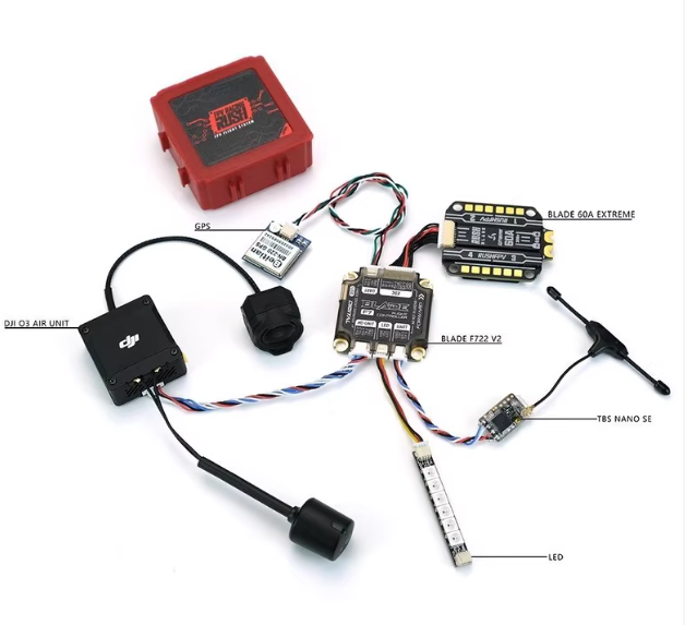 RUSHFPV RUSH BLADE V2 Stack F722 Analog Digital Flight Controller Extreme 60A 128K BLHELI32 4in1 ESC for FPV Drone