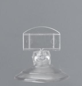 China Round Base﻿﻿ Retail Sign Holders / Price Tag Holder Clip , Adjustable Head wholesale
