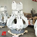 Customized Hydraulic Orange Peel Grapple Demolition Metal Scraps Grab For 5-60
