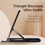OEM Desktop Phone Holder Foldable Multi Angle Adjustable Non Slip For Cell Phone