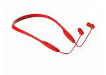 Red Waterproof Sports Earphones , Mini Wireless Sport Bluetooth Earbuds