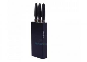 China 3 Antennas Pocket Cell Phone Jammer Block GSM 3G Signals With 2000mA Battery wholesale