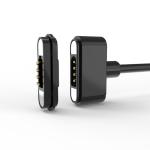 Car Magnetic Cable Connector Black 4 Pin Magnetic Charger 550g Magnetic Force