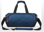210D Lining Gym Duffle Bag , Blue / Black Round Waterproof Duffle Bags