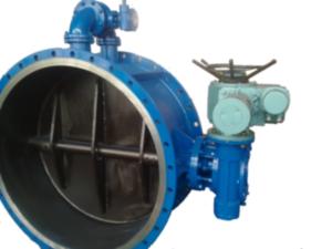China Dia. 50 - 3000 mm Electric / Manual Flanged Butterfly Valve For Hydropower Equipment wholesale