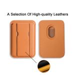 Vegan Leather Magsafe Wallet Slim Durable And Eco Friendly Phone Stand