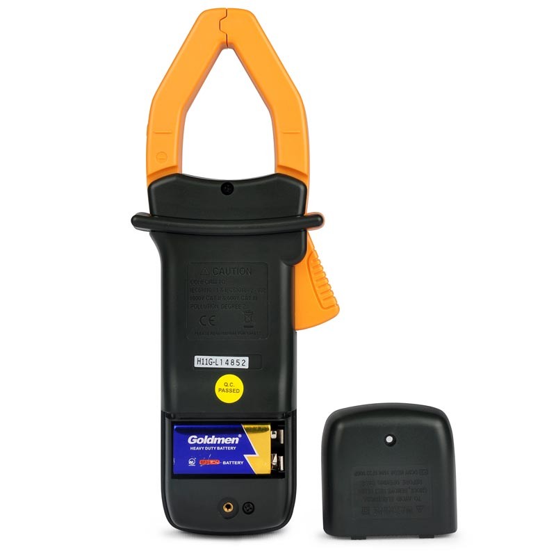 Auto Range Automotive Clamp Meter , 4000 Counts Digital Multimeter With Amp Clamp