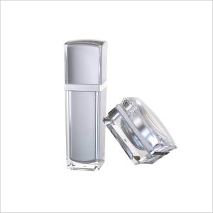 China Natural Body Butter Cosmetic Cream Jar With Lid Square Cosmetic Jar Plastic wholesale
