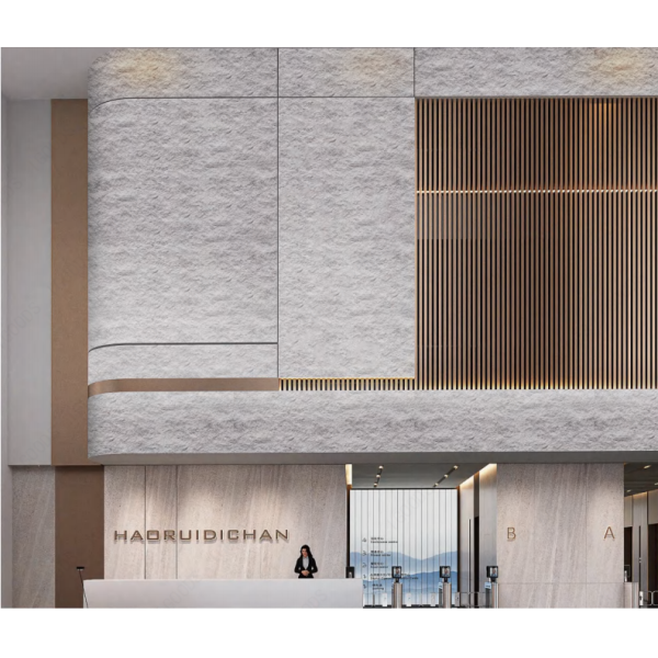 Granite Flexible Stone Veneer Wall Cladding Panels Lightweight Bendable Marble For Balcony