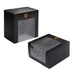 Custom Paper Hat Packaging Baseball Cap Window Gift Box With Clear Pvc Window