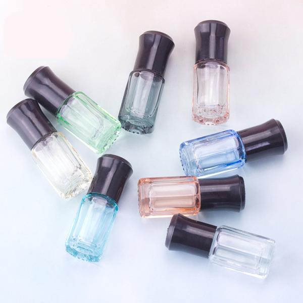 Deodorant Empty Cosmetic Bottle 3ml / 6ml Essential Oil Glass Bottle With Roller