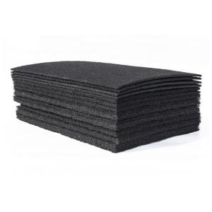 China Plain Style Nonwoven Fabric Activated Carbon 32-100g for Industrial Pollution Control wholesale