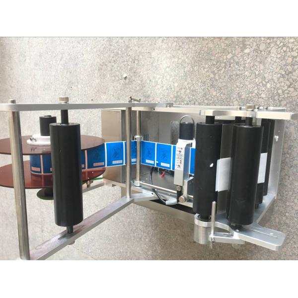 Hot Melt / Wet Glue Semi Automatic Sticker Labeling Machine 12 Months Guarantee