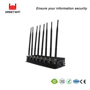China 2.5dBi 8 Antennas Desktop Signal Jammer GSM 2g 3G 4G 5g Portable wholesale