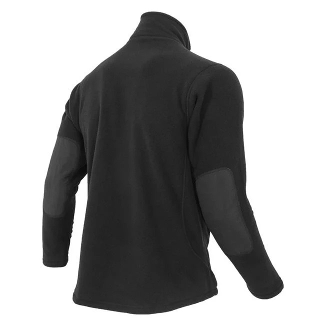 100% Polyester Tactical Military Garments Soft Shell Black Military Fleece Jacket For Men
