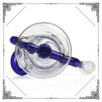 8 Inches Showerhead Perc Bongs Smoking Glass Recycler 5mm Thickness