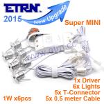 ETRN 1Wx6 Round MINI LED Downlights Cabinet Light Spotlights Ceiling Light floor