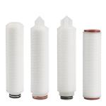 10 Inches 5 Micron Length PP Pleated Filter Cartridge For RO Pre Filtration