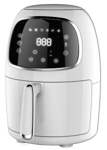 China White 2 Litre Compact Air Fryer 1200W Easy Cleaning PP / PC Material wholesale