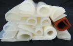 Various Shaped Extruded Silicone Rubber Profiles High Tear Strength For Freezers