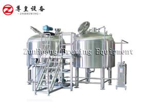 China Automatic 3 Bbl Electric Brewing System , Small Brewery Equipment With Beer Brewing Kettle wholesale