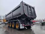4 Axle 60 ton transport coal ore sand bauxite manganese marble rock steel