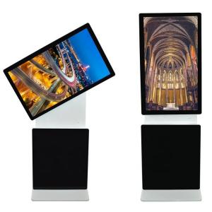 China TFT Free Standing Rotating Kiosk , Kiosk Interactive Touch Screen Plug And Play wholesale