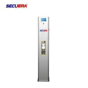 China 304 Stainless Steel Walk Through Temperature Scanner Thermal Sensor With Disinfectant Cartridge wholesale