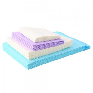 China Blue 5 Layer Tissue Paper Core Hygiene Under Pad for Home Bed Mats Paper SAP Underpad on sale